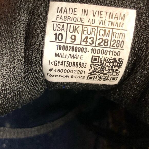 Reebok Walk Ultra 7 DMX MAX Mens Size 10 Black Leather Walking Shoe EUC - Picture 8 of 9